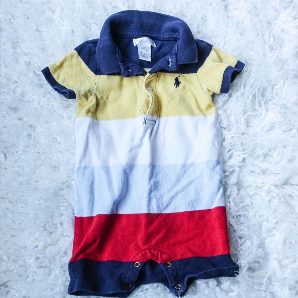 Ralph Lauren colourful striped romper | 2 for $20